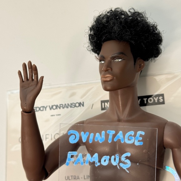 Male Fashion Doll Darius Monarch Rooted Hair Articulated Integrity Jointed Black - Picture 14 of 16